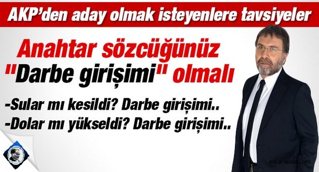 Ahmet Hakan, köşesinde AKP'den milletvekili olmak isteyenlere nasıl konuşup davranları gerektiği hakkında tavsiyelerde bulundu Ahmet Hakan, köşesinde AKP'den milletvekili olmak isteyenlere nasıl konuşup davranları gerektiği hakkında tavsiyelerde bulundu